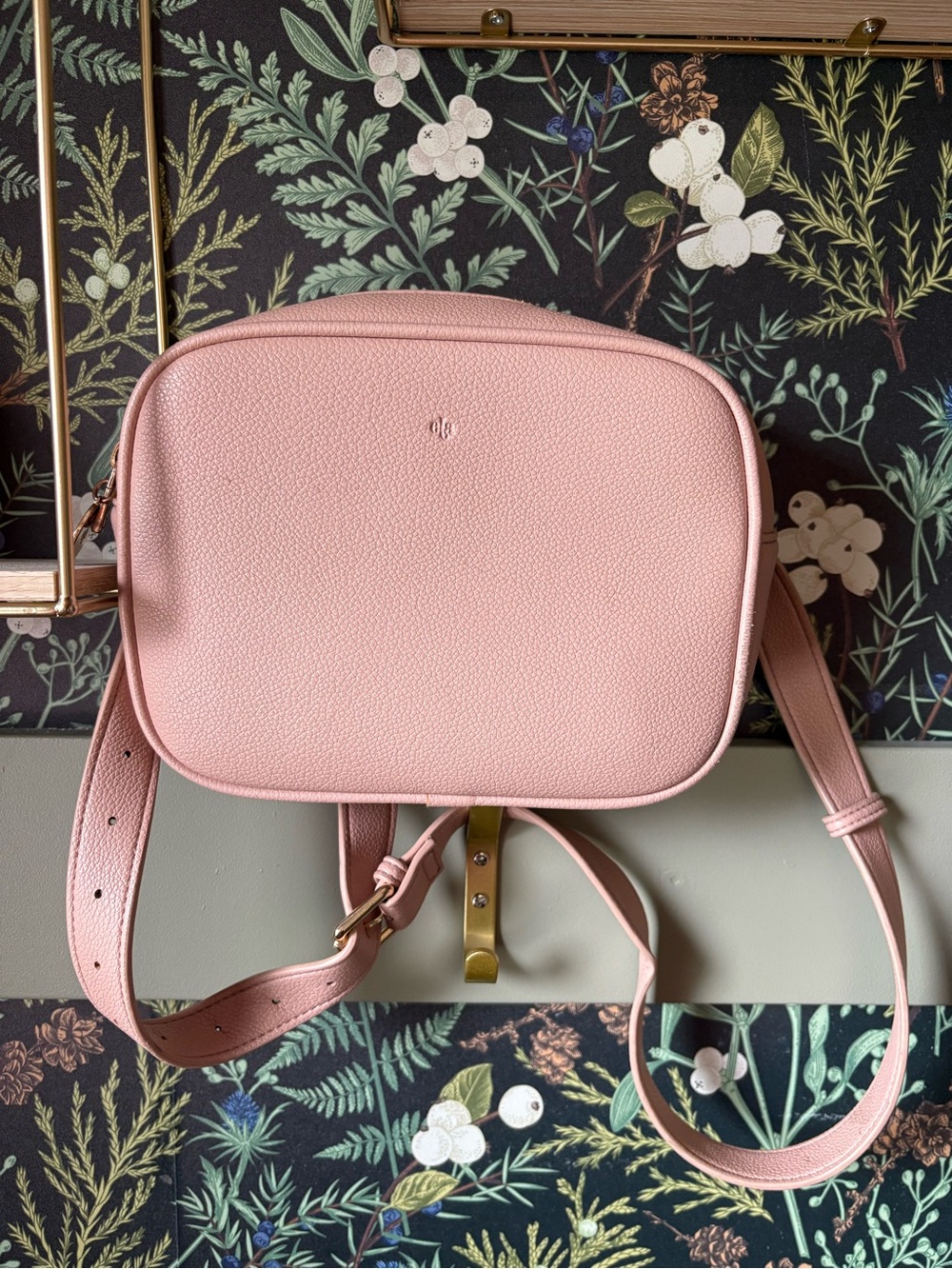 Women’s ELA Pink Leather Crossbody Bag